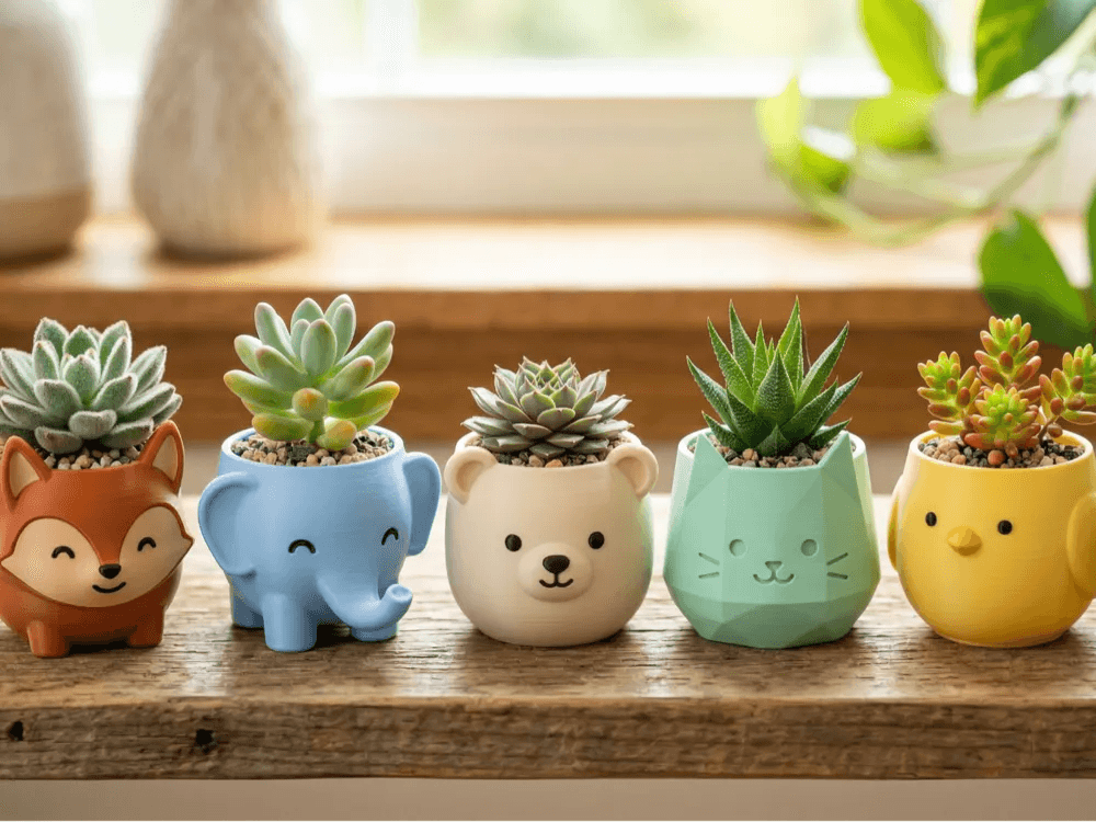 Vase animaux